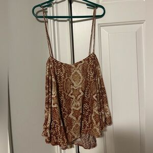 Urban Outfitters Snakeskin Top
